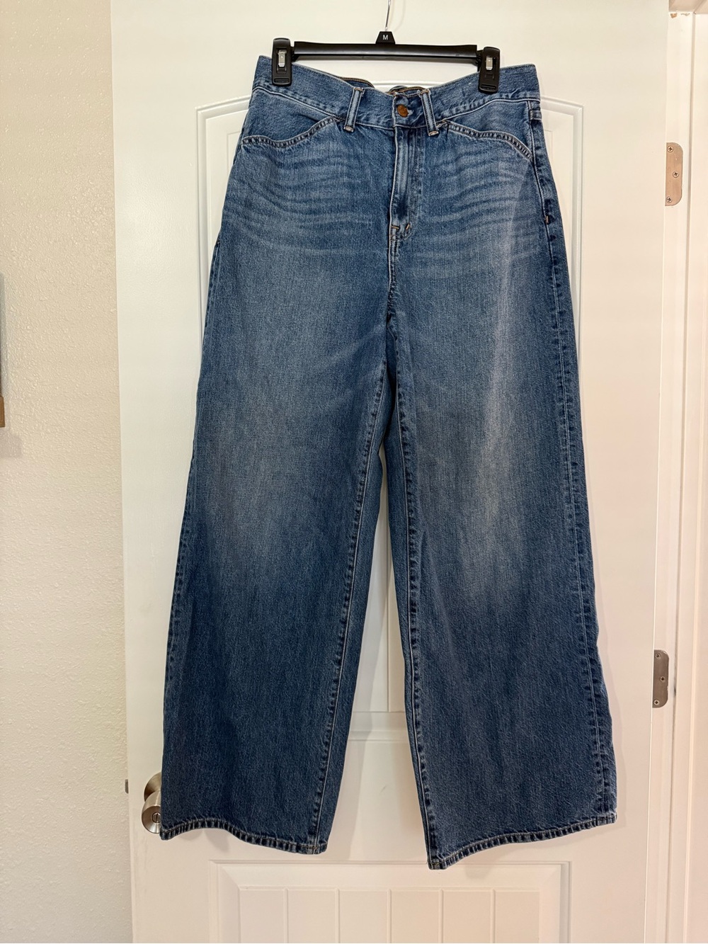 Madewell Superwide-leg Blue Denim Jeans